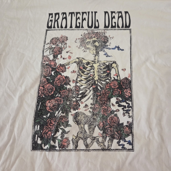 Torrid Grateful Dead White Crew Neck Tee - Picture 2 of 6